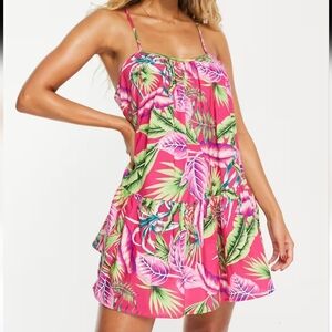 asos edition frill sequin smock mini dress ASOS EDITION mini smock dress in embroidered sequin in mint green